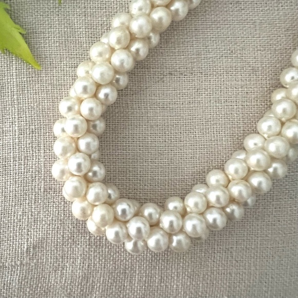 Jewelry Vintage Costume Pearl Necklace Poshmark